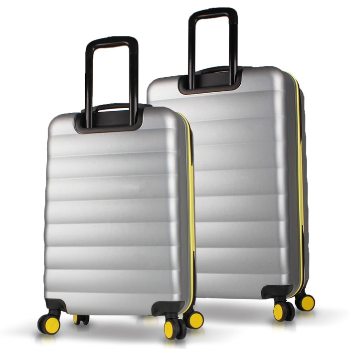 Zoozie Bags Juego de maletas de 2 piezas Gris